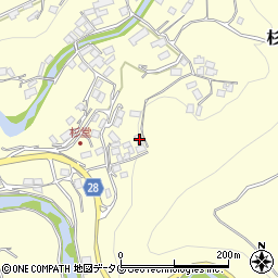熊本県上益城郡益城町杉堂1464-1周辺の地図