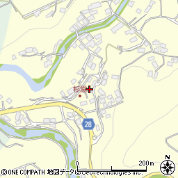 熊本県上益城郡益城町杉堂1480周辺の地図