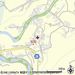 熊本県上益城郡益城町杉堂1478周辺の地図