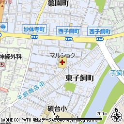 熊本銀行マルショク子飼店 ＡＴＭ周辺の地図