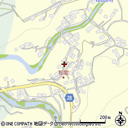 熊本県上益城郡益城町杉堂54周辺の地図