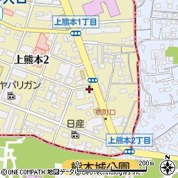 熊本石油株式会社　熊本充填センター周辺の地図
