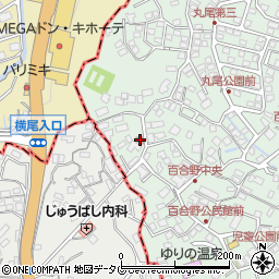 長与高田郵便局周辺の地図