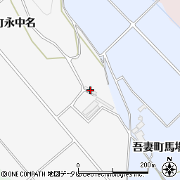 長崎県雲仙市吾妻町永中名1817周辺の地図