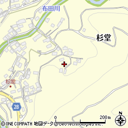 熊本県上益城郡益城町杉堂1449周辺の地図