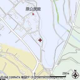 長崎県雲仙市愛野町原周辺の地図