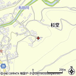 熊本県上益城郡益城町杉堂1403周辺の地図