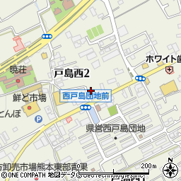 味岡マシナリー株式会社　熊本支店周辺の地図