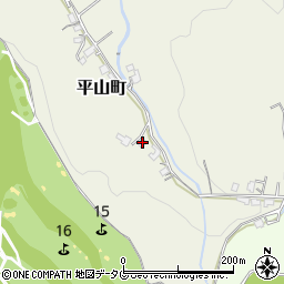 長崎県諫早市平山町980周辺の地図