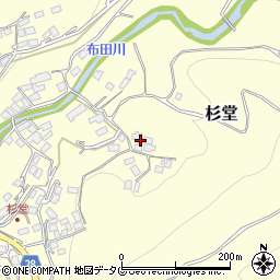 熊本県上益城郡益城町杉堂1400周辺の地図