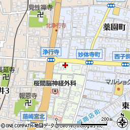 有限会社熊本ロータス周辺の地図