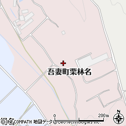 長崎県雲仙市吾妻町栗林名1153周辺の地図