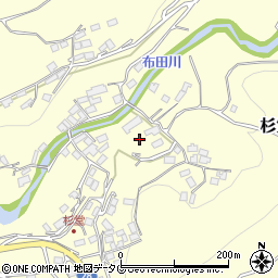 熊本県上益城郡益城町杉堂周辺の地図