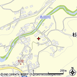 熊本県益城町（上益城郡）杉堂周辺の地図