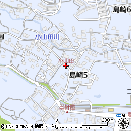 小山田周辺の地図