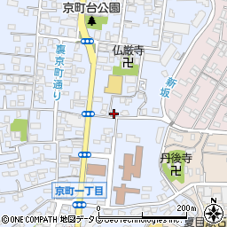シャトー京町台周辺の地図