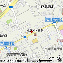 ガスト熊本戸島店周辺の地図