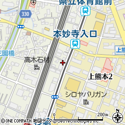 ほっかほっか亭上熊本店周辺の地図