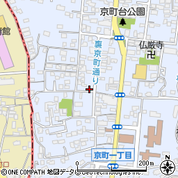 熊本共同法律事務所周辺の地図