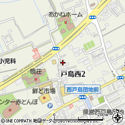熊本市役所　東区役所東区役所関係機関長嶺地域コミュニティセンター周辺の地図