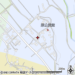 長崎県雲仙市愛野町原1163周辺の地図