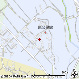 長崎県雲仙市愛野町原1155周辺の地図