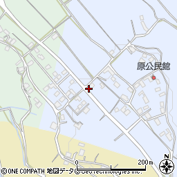 長崎県雲仙市愛野町原1171-3周辺の地図
