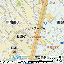 ペットショップＣｏｏ＆ＲＩＫＵ熊本店周辺の地図
