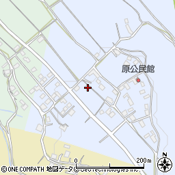 長崎県雲仙市愛野町原1172-2周辺の地図