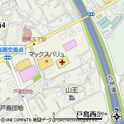 セリア戸島店周辺の地図