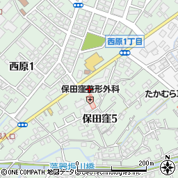 保田窪整形外科病院周辺の地図