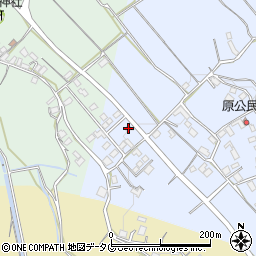 長崎県雲仙市愛野町原858-1周辺の地図