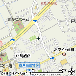 ファミリアテニススクール　ファーレ戸島店周辺の地図