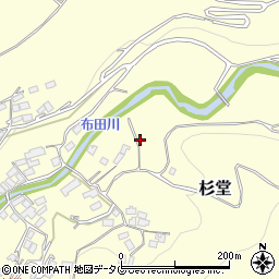 布田川周辺の地図