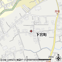 長崎県島原市下宮町周辺の地図