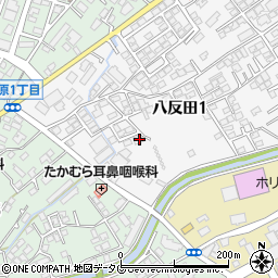 熊本市役所　東区役所東区役所関係機関託麻西地域コミュニティセンター周辺の地図