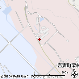 長崎県雲仙市吾妻町栗林名1173周辺の地図
