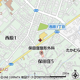 熊本西原郵便局 ＡＴＭ周辺の地図
