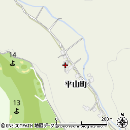 長崎県諫早市平山町941周辺の地図