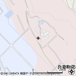 長崎県雲仙市吾妻町栗林名1177周辺の地図