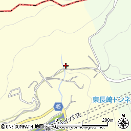 長崎県長崎市平間町3352周辺の地図