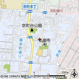 崇城大学錦寮周辺の地図