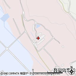 長崎県雲仙市吾妻町栗林名1176周辺の地図