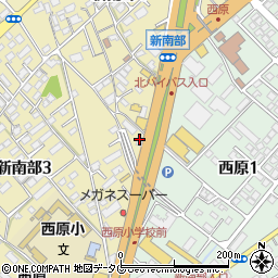 お菓子の香梅東バイパス中央店周辺の地図