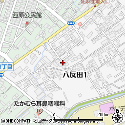 熊本県民新聞社周辺の地図