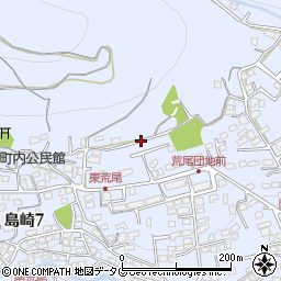熊本県熊本市西区島崎周辺の地図