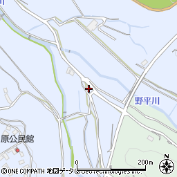 長崎県雲仙市愛野町原1644-4周辺の地図
