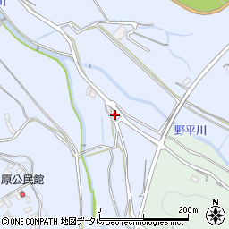 長崎県雲仙市愛野町原1644周辺の地図