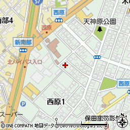 〒861-8029 熊本県熊本市東区西原の地図