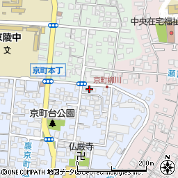九州森林管理局京町台アパート周辺の地図